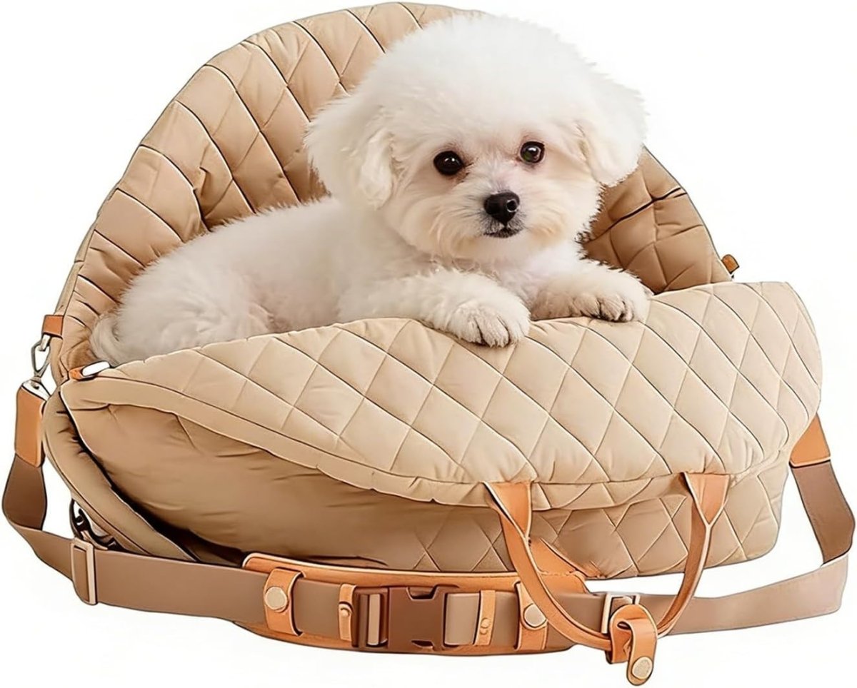 Dog Car Seat Booster Bed Pet Travel Carrier Safety Leash Waterproof - Kwikley