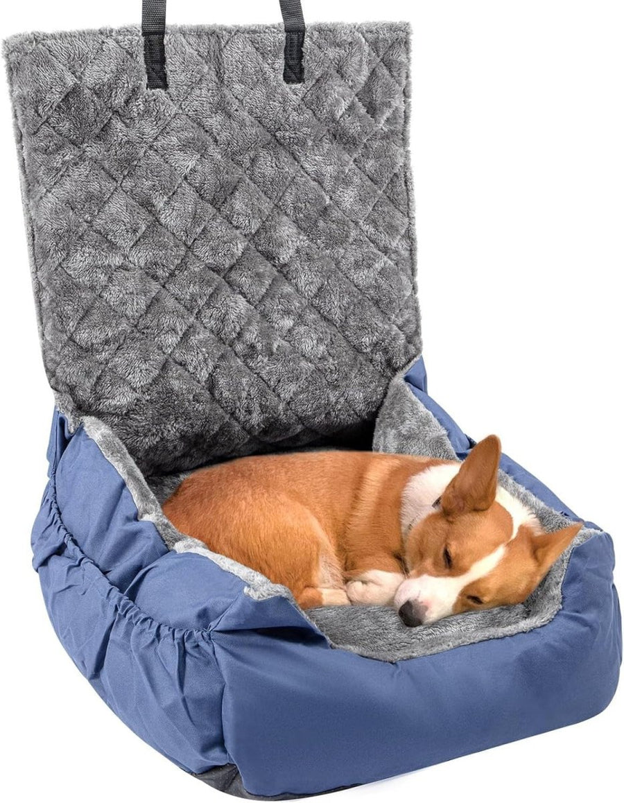 Dog Car Seat Booster Bed Small Medium Dogs Washable Travel Carrier 16kg - Kwikley