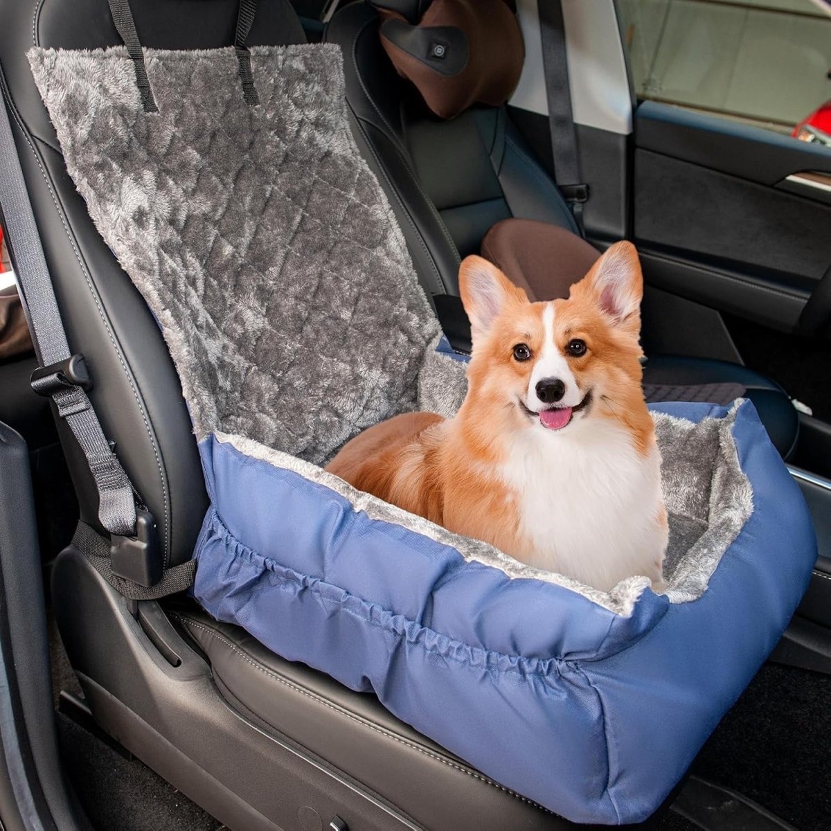Dog Car Seat Booster Bed Small Medium Dogs Washable Travel Carrier 16kg - Kwikley