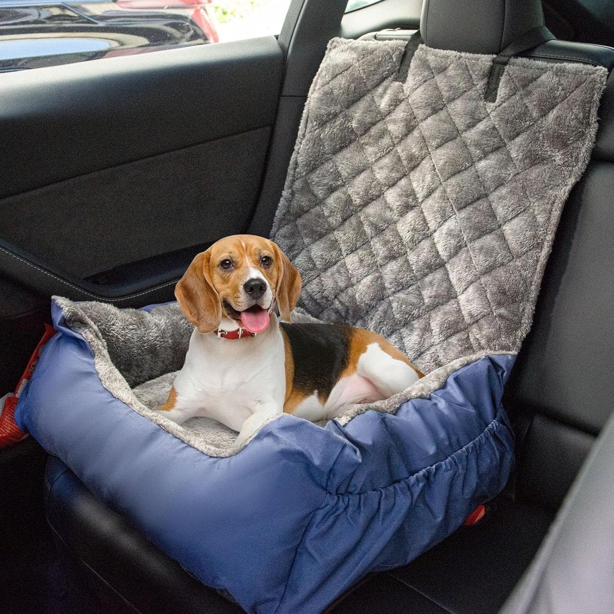Dog Car Seat Booster Bed Small Medium Dogs Washable Travel Carrier 16kg - Kwikley