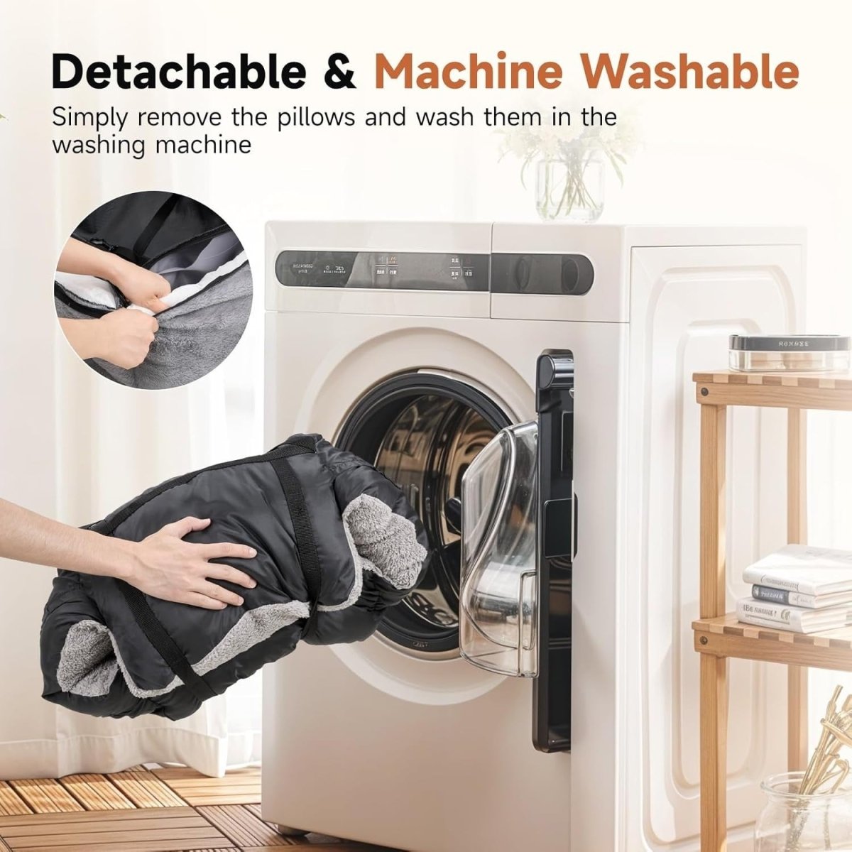 Dog Car Seat Booster Bed Waterproof Travel Carrier Washable Black - Kwikley