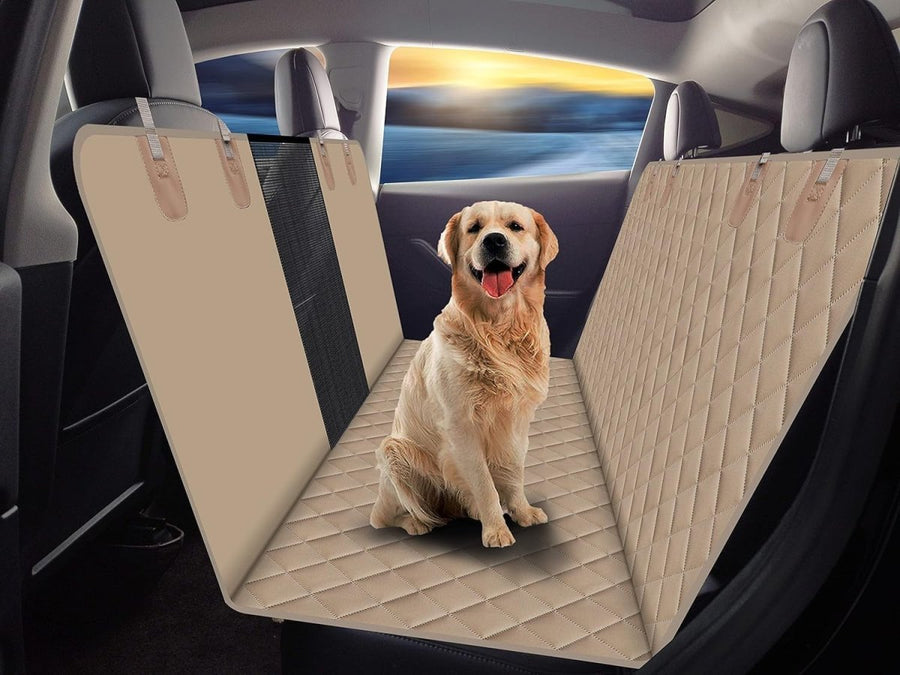 Dog Car Seat Cover Hammock Waterproof Mesh Window Rear Protector - Kwikley