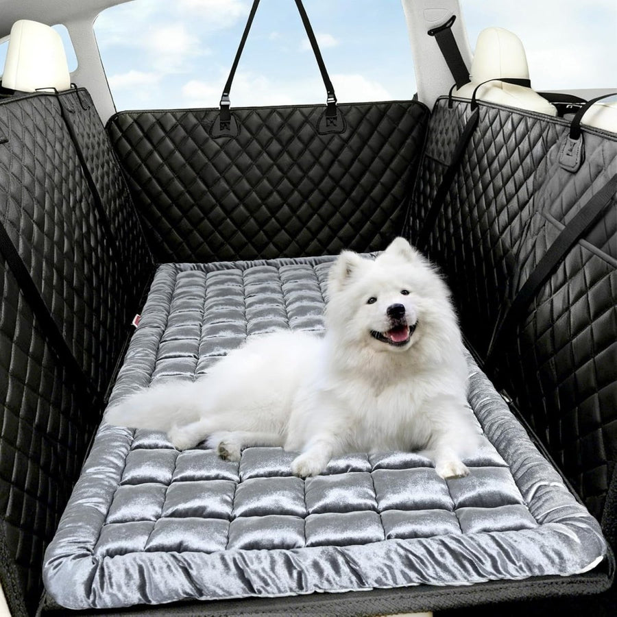 Dog Car Seat Mattress Bed Rear Seat Protector Non Slip Washable 137cm - Kwikley