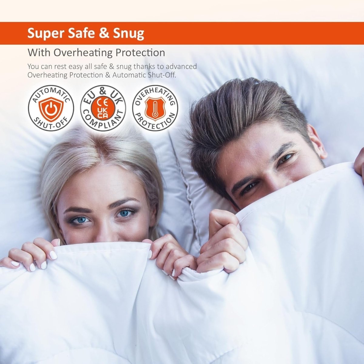 Double Electric Heated Blanket Dual Zone 9 Heat Timer Full Coverage - Kwikley