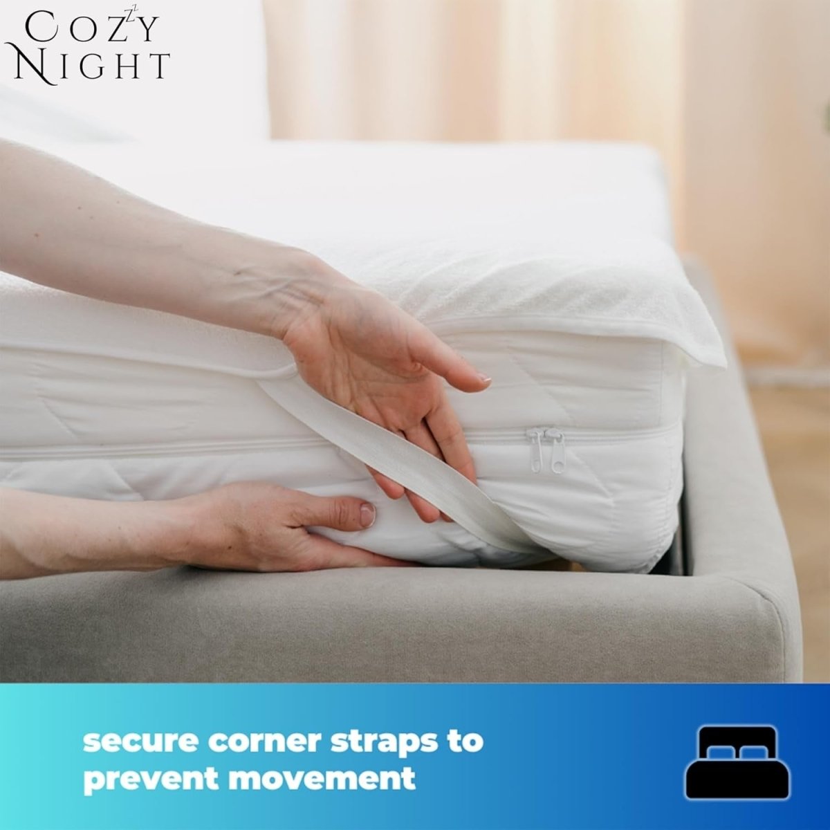Double Electric Heated Underblanket 140x192cm Dual Control 3 Heat Washable - Kwikley