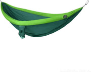 Double Inflatable Hammock Outdoor Swing – Anti - Tilt, 400lbs Capacity, Green - Kwikley