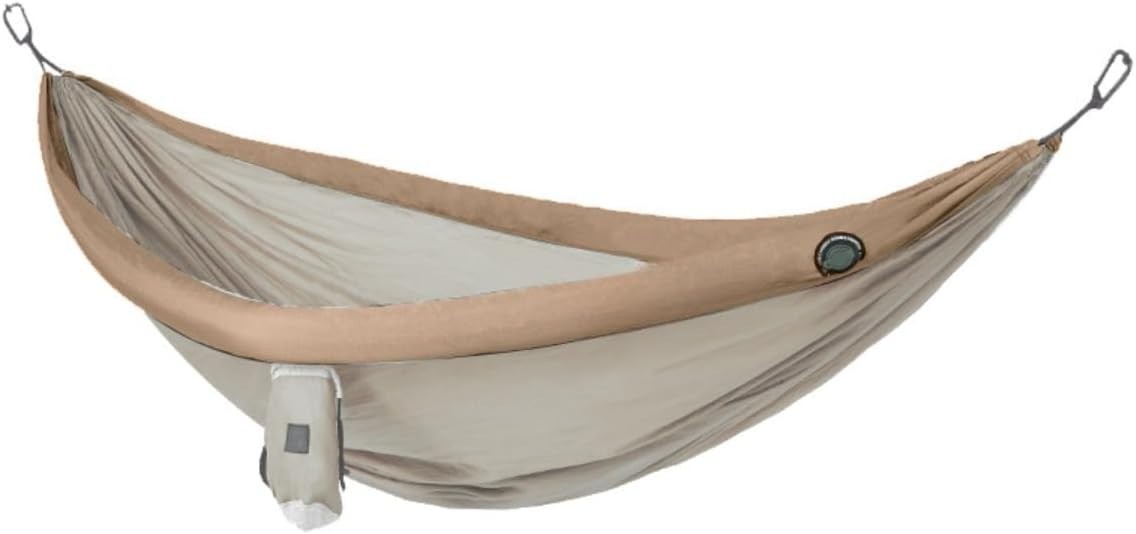 Double Inflatable Hammock Outdoor Swing – Anti - Tilt, 400lbs Capacity, Off - white - Kwikley