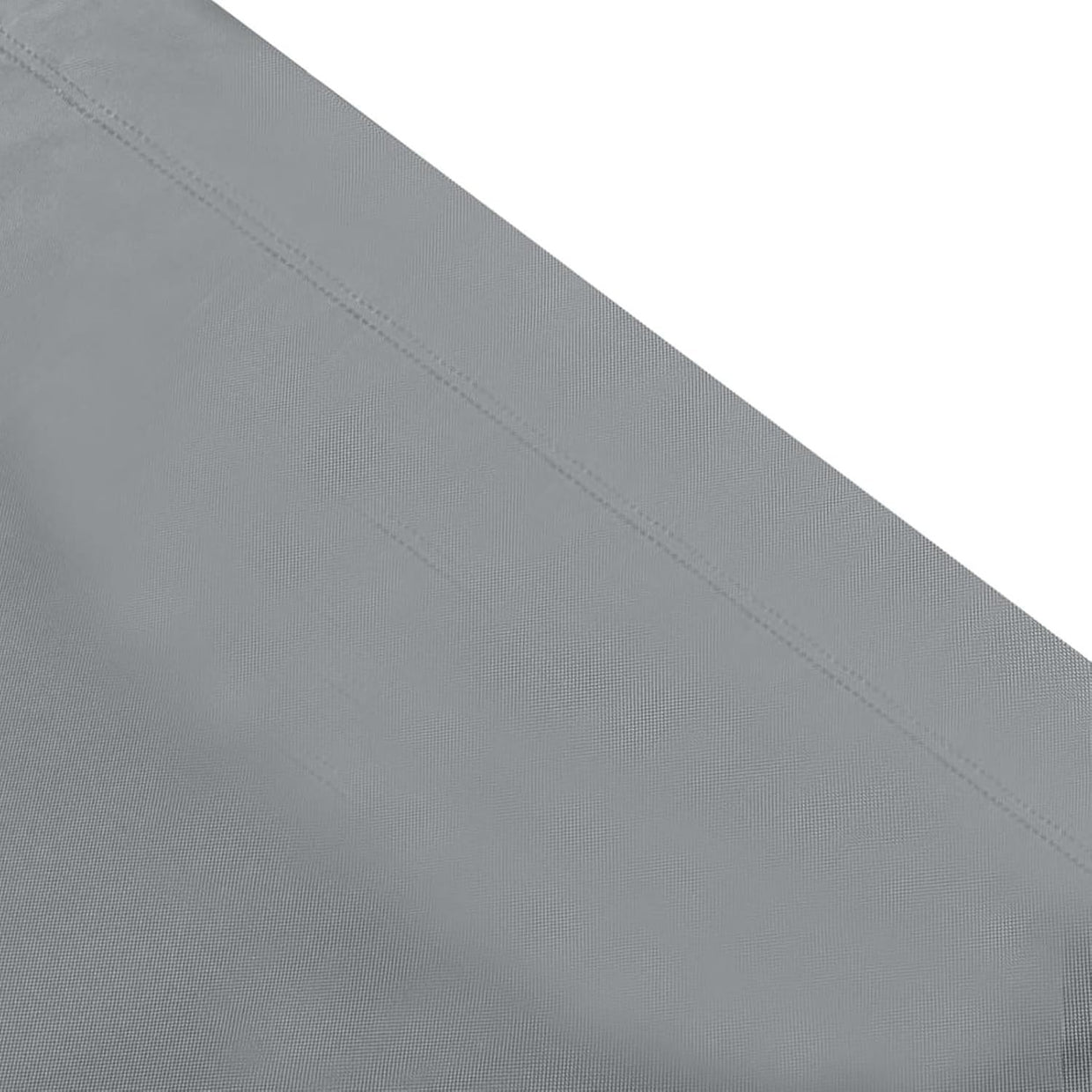 Double Outdoor Sun Lounger with Canopy Grey - Weatherproof Patio Daybed - Kwikley