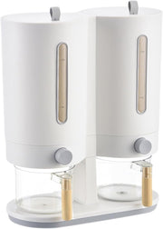 Double Rice Dispenser Airtight Dry Food Storage Container - Kwikley