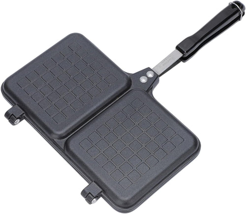 Double Sandwich Maker Non - Stick Cheese Grill Lightweight Portable Pan - Kwikley