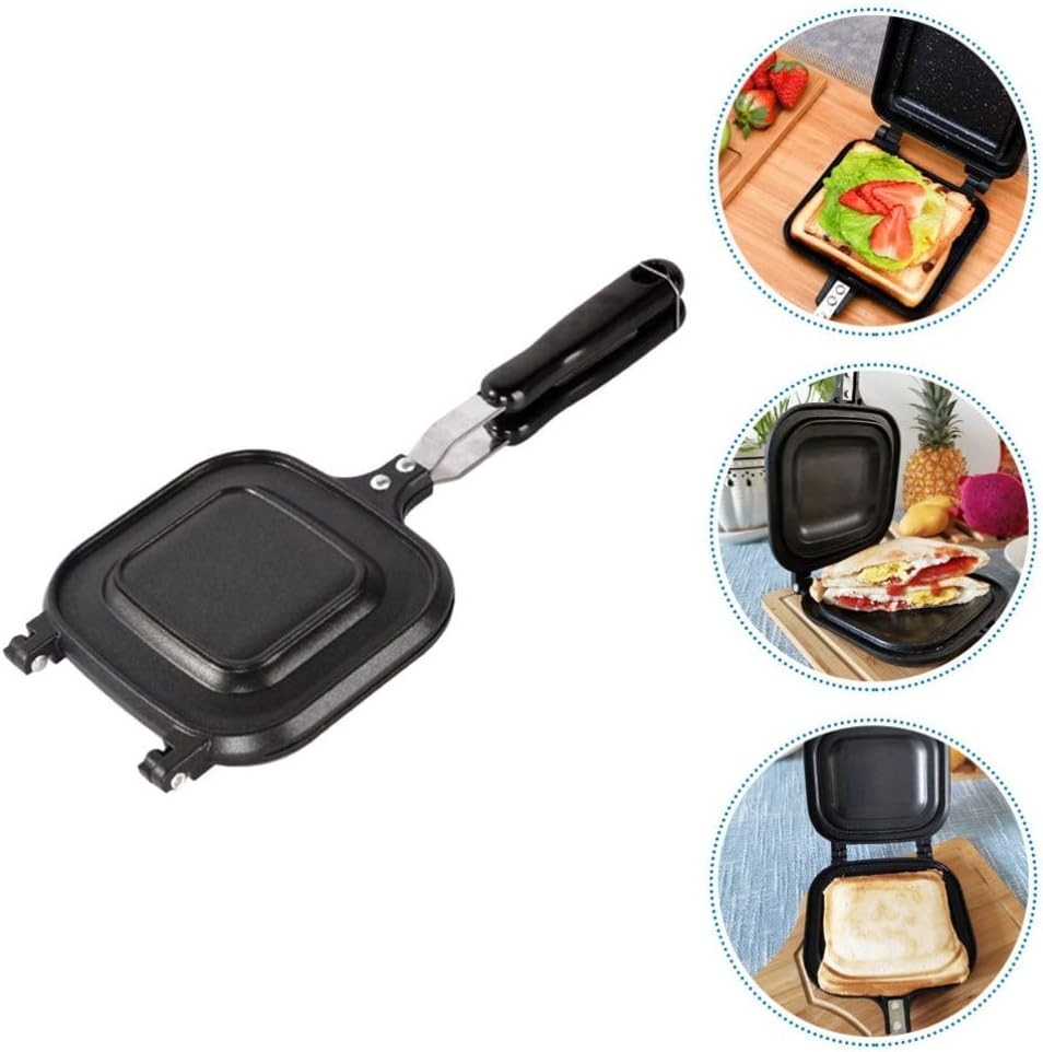 Double - Sided Non - Stick Sandwich & Grill Pan for Breakfast Eggs - Kwikley