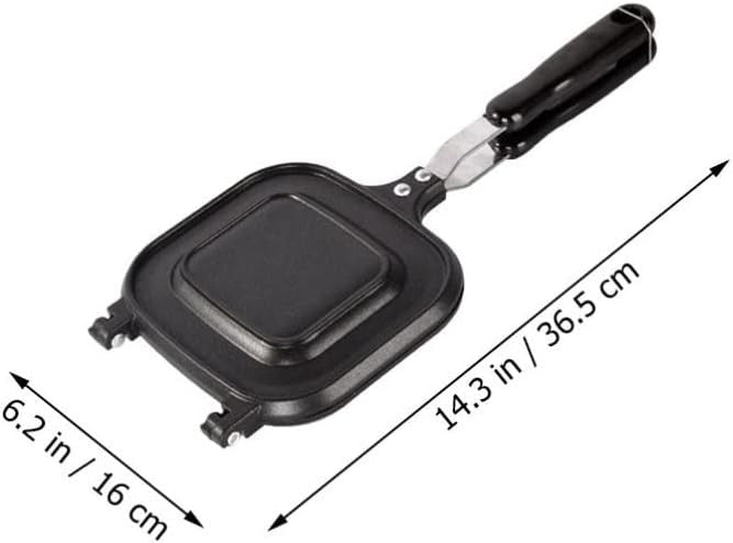 Double - Sided Non - Stick Sandwich & Grill Pan for Breakfast Eggs - Kwikley
