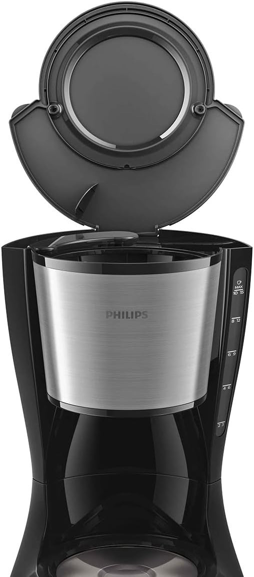 Drip Coffee Maker | 1.2L Capacity | 15 Cup Glass Jug | 1000W | Stainless Steel - Kwikley