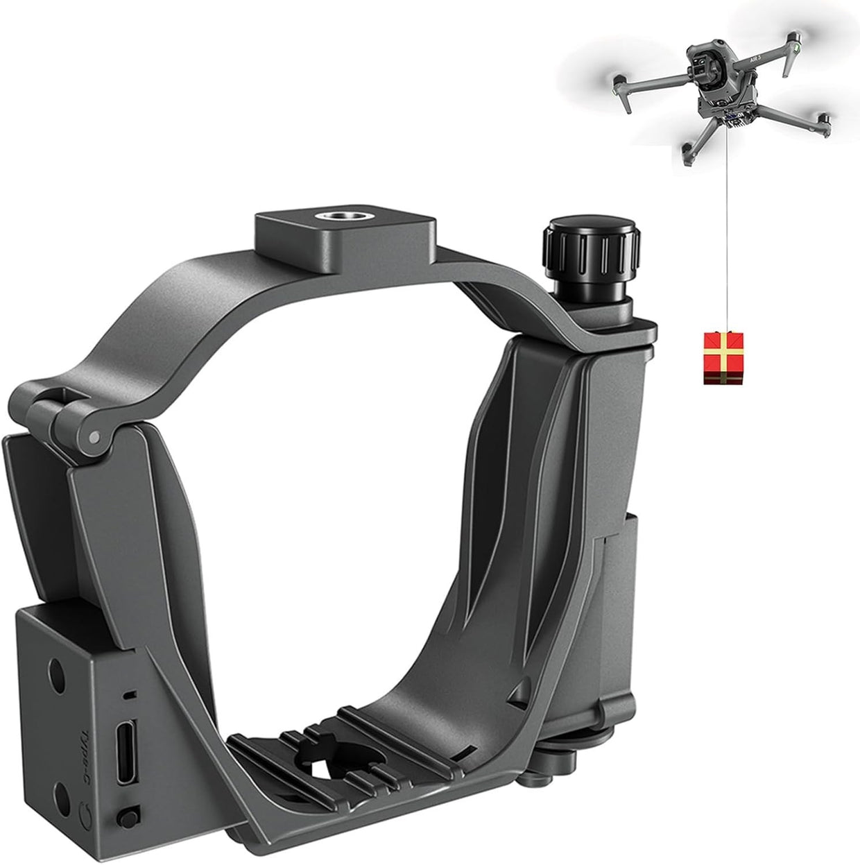 Drone Airdrop System for Air 3 with 1/4 Screw Payload Release Device - Kwikley