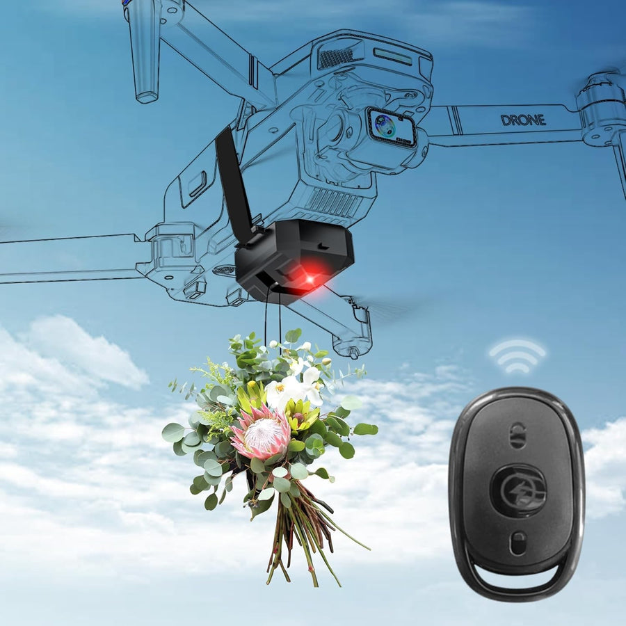 Drone Airdrop System for DJI Mini 4/4 Pro/Air 3/3 Pro – Payload Release Kit - Kwikley
