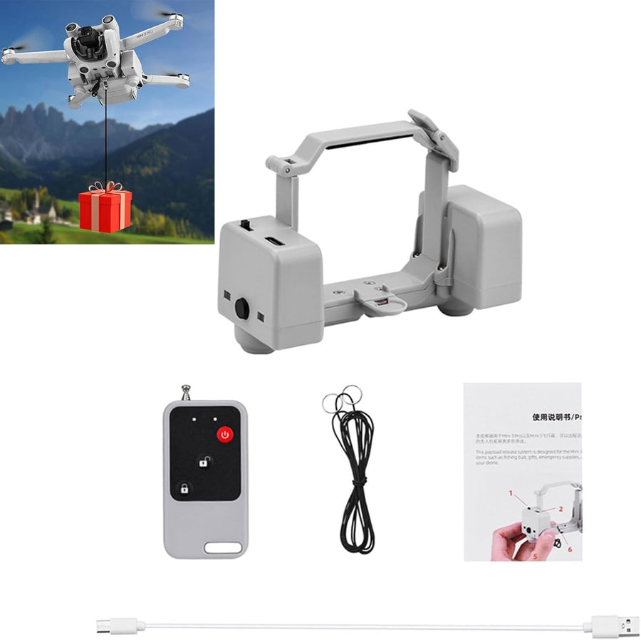 Drone Airdrop System for Mini 3 Pro Mini 3 Payload Release 100g Load Fast Charge - Kwikley