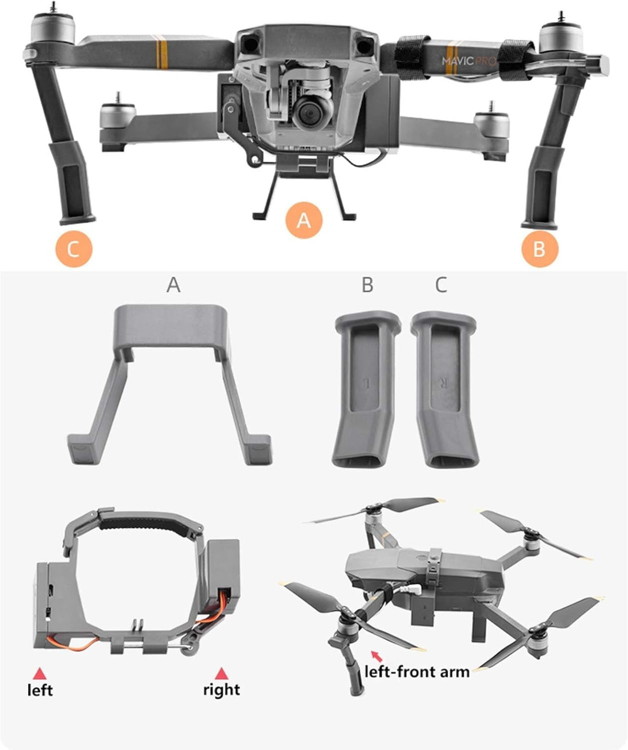 Drone Airdrop System & Landing Gear for DJI Mavic Pro – Payload Release - Kwikley