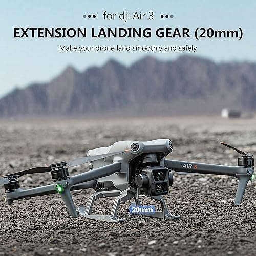 Drone Landing Gear & Propeller Guard Kit Quick Release Protection for Air 3 - Kwikley