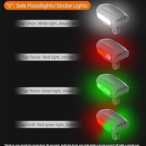 Drone Searchlight & Strobe Light with Mount for DJI Avata 2 + Camera Adapter - Kwikley
