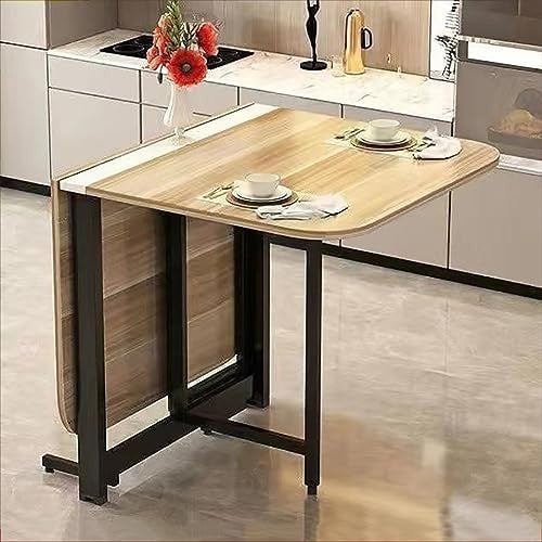 Drop Leaf Expandable Folding Dining Table Space Saving Multi - Use Table - Kwikley