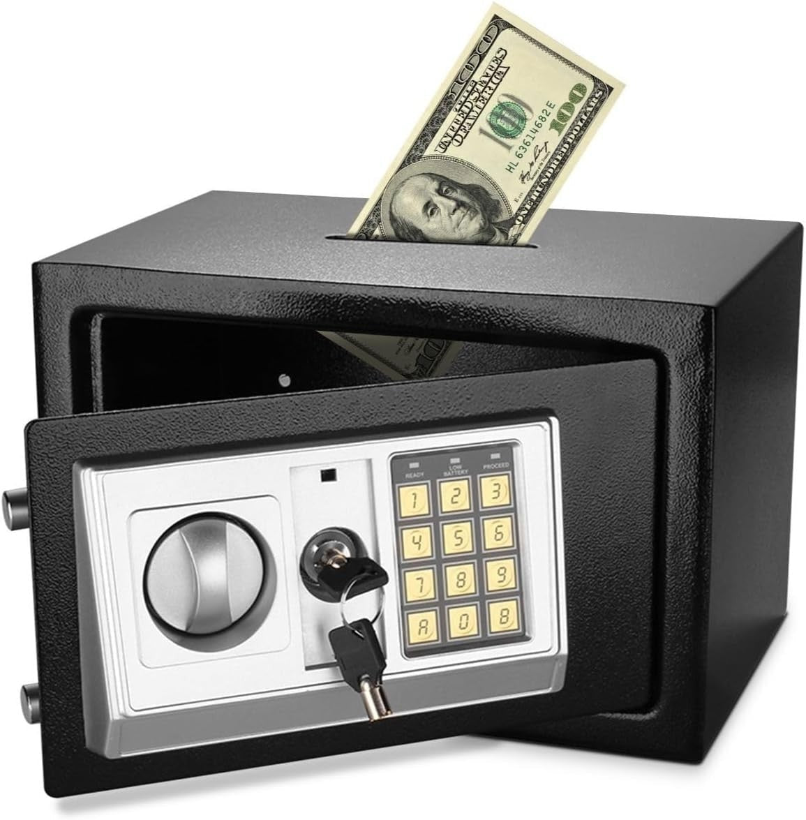 Drop Slot Safe Box Digital Keypad Cash Deposit Security Cabinet Lock - Kwikley