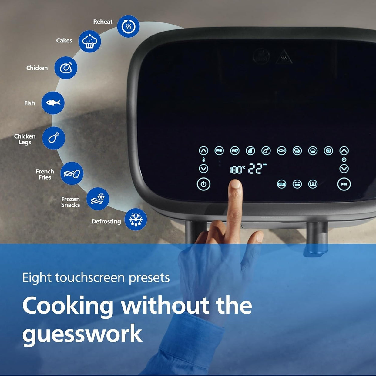Dual Basket Air Fryer 9L | 2 Drawers Digital Touch 13 Presets Rapid Healthy - Kwikley