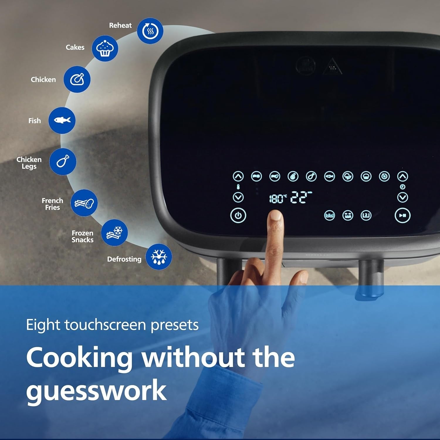 Dual Basket Air Fryer 9L | 2 Drawers Digital Touch 13 Presets Rapid Healthy - Kwikley