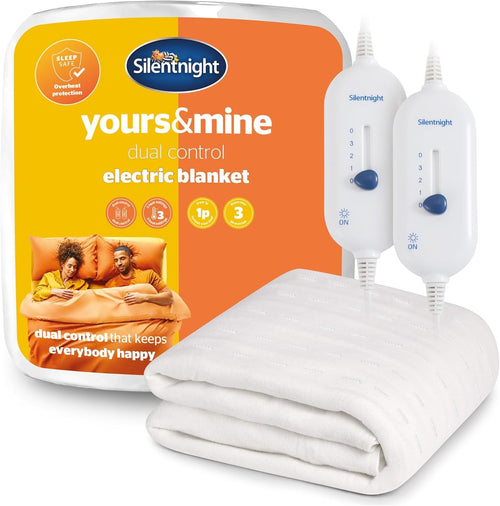 Dual Control Electric Heated Underblanket King Bed 3 Heat Settings Washable 160x - Kwikley