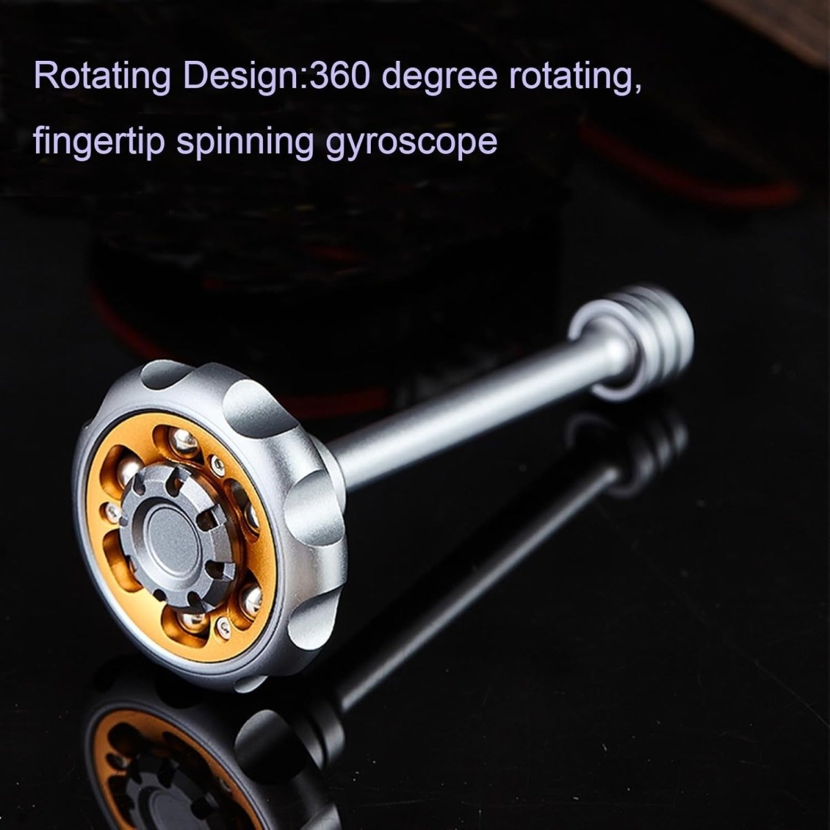 Dual Function Stainless Steel Fidget Slider Crisp Click Stress Relief EDC - Kwikley