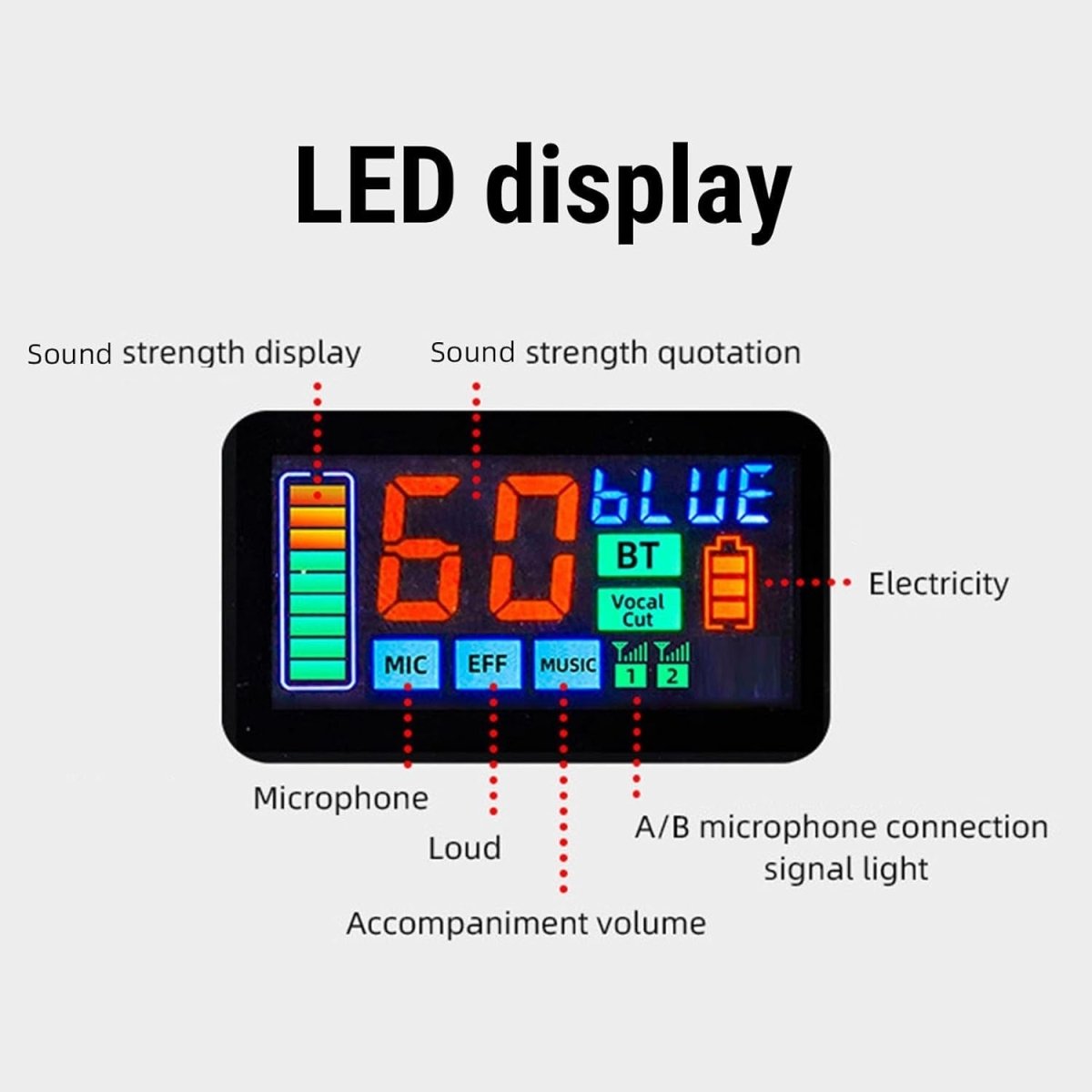 Dual Wireless Karaoke Microphones Bluetooth Rechargeable - Kwikley