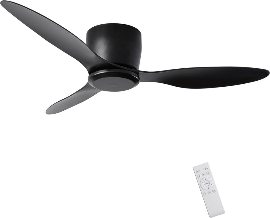 Duclsaty 42" Ceiling Fan with Remote, 6 - Speed, Reversible DC Motor, Quiet - Kwikley