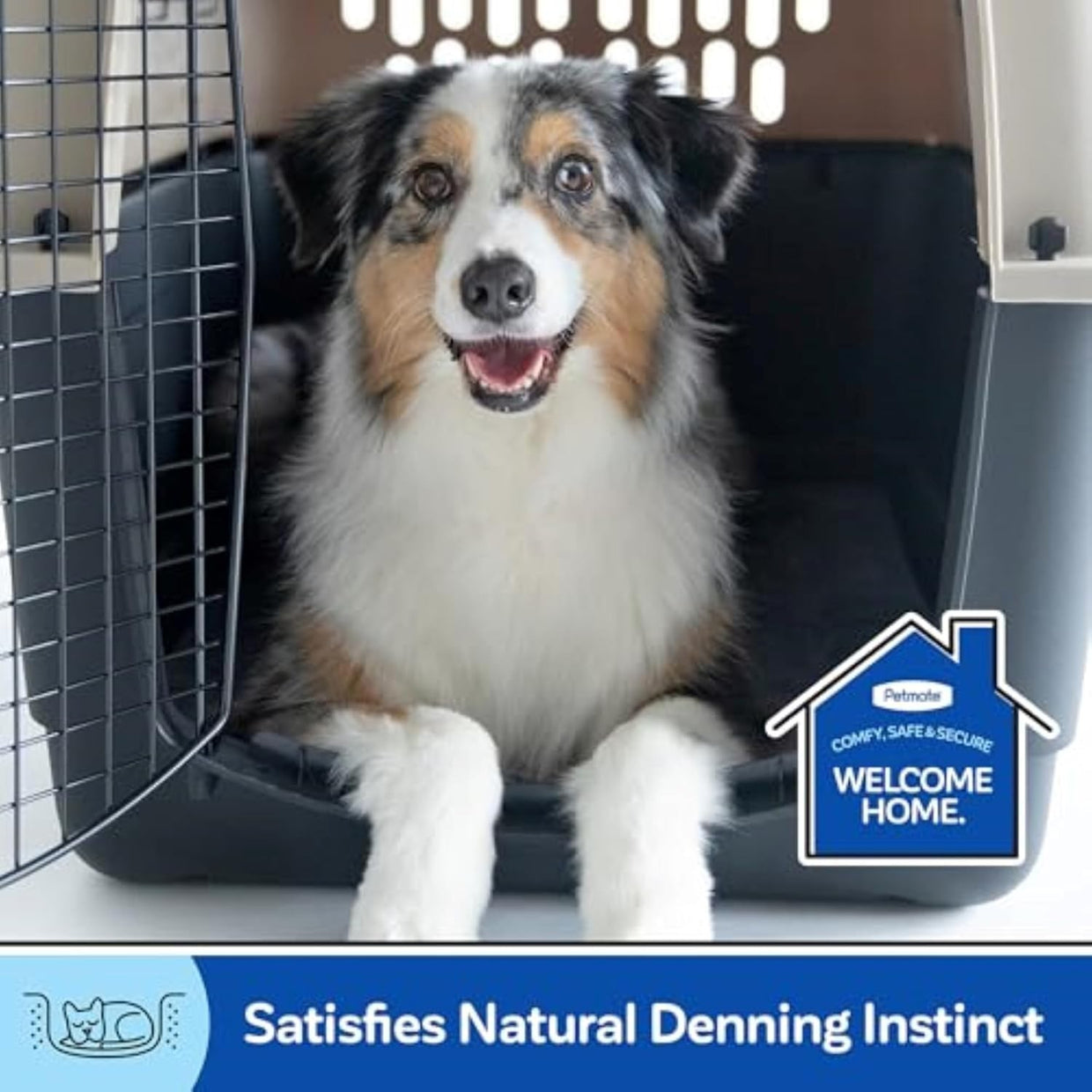 Durable Airline - Approved Pet Carrier with Built - In Door & Travel Kit 91x52x54cm - Kwikley