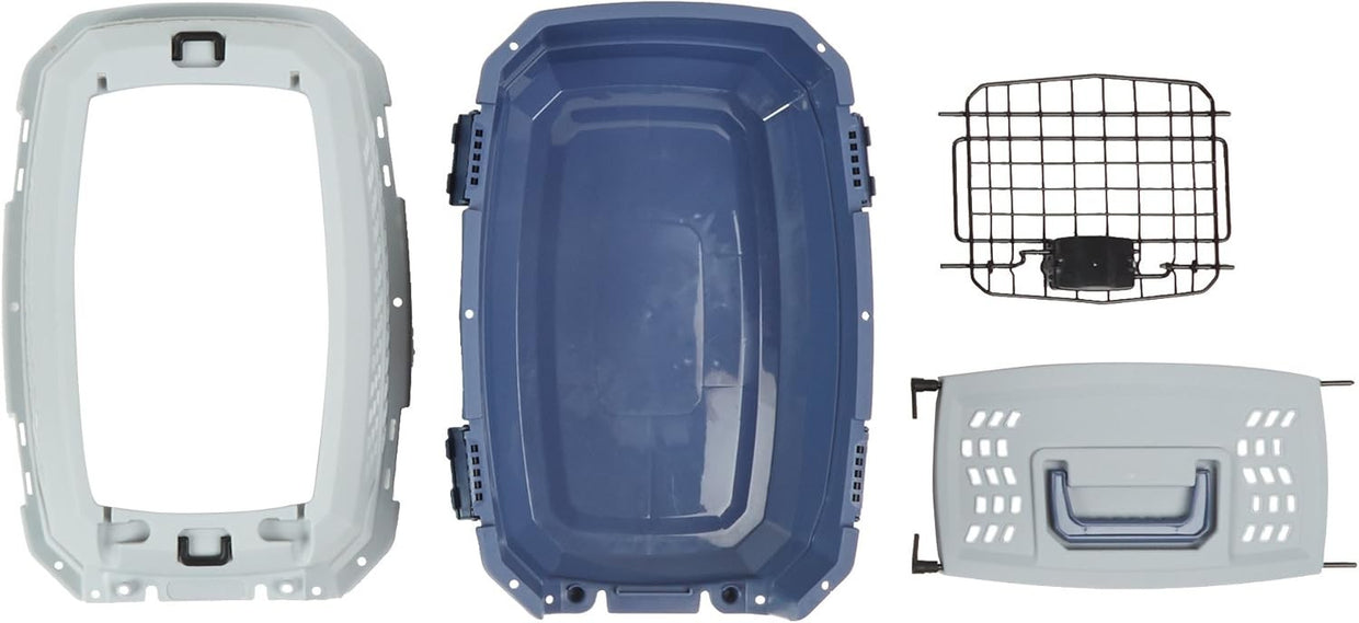 Durable Hard - Sided Pet Carrier with Two Doors & Top - Load 48x32x25 cm - Kwikley