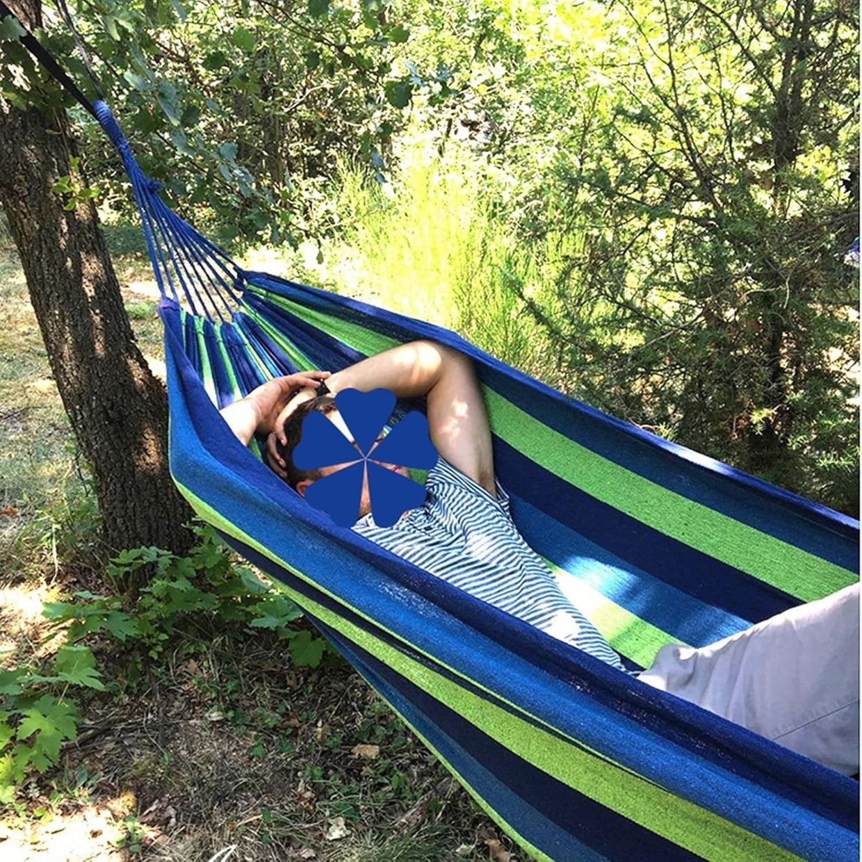 Durable Outdoor Camping Hammock with Tree Straps & Travel Bag, 200kg Load - Kwikley