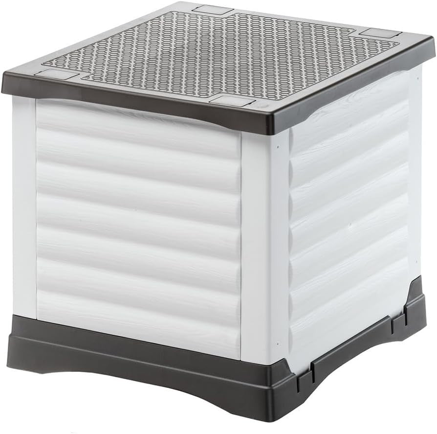 Durable Outdoor Pet Kennel with Drainage & UV - Resistant Plastic – Small Dog & Ca - Kwikley