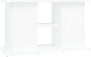 Durable White Aquarium Stand with Ample Storage 101x41x58cm - Kwikley