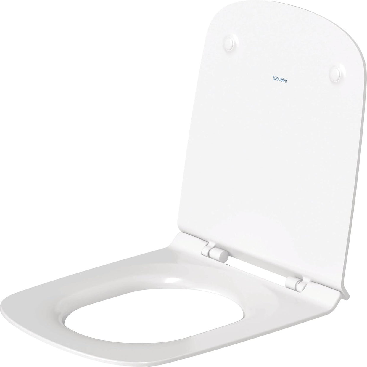 DuraStyle Toilet Seat Urea Thermoset White Stainless Steel Hinges Durable - Kwikley