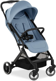 Dusty Blue Lightweight Travel Pushchair One Hand Fold Recline 22kg - Kwikley