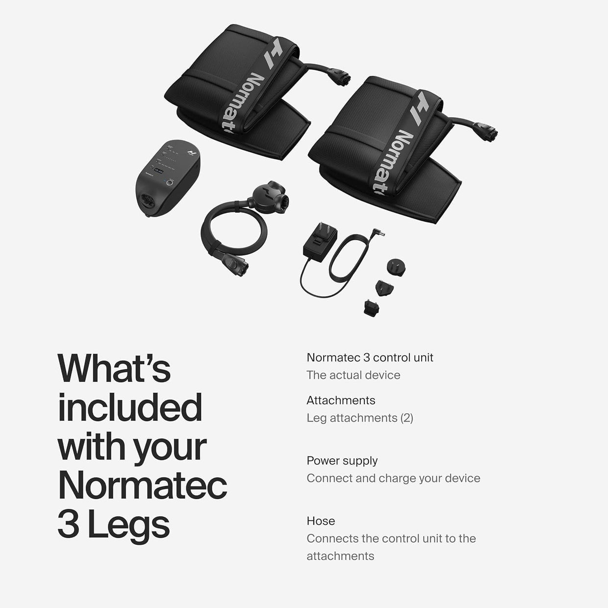 Dynamic Compression Leg Massager for Recovery & Muscle Relief, Portable - Kwikley