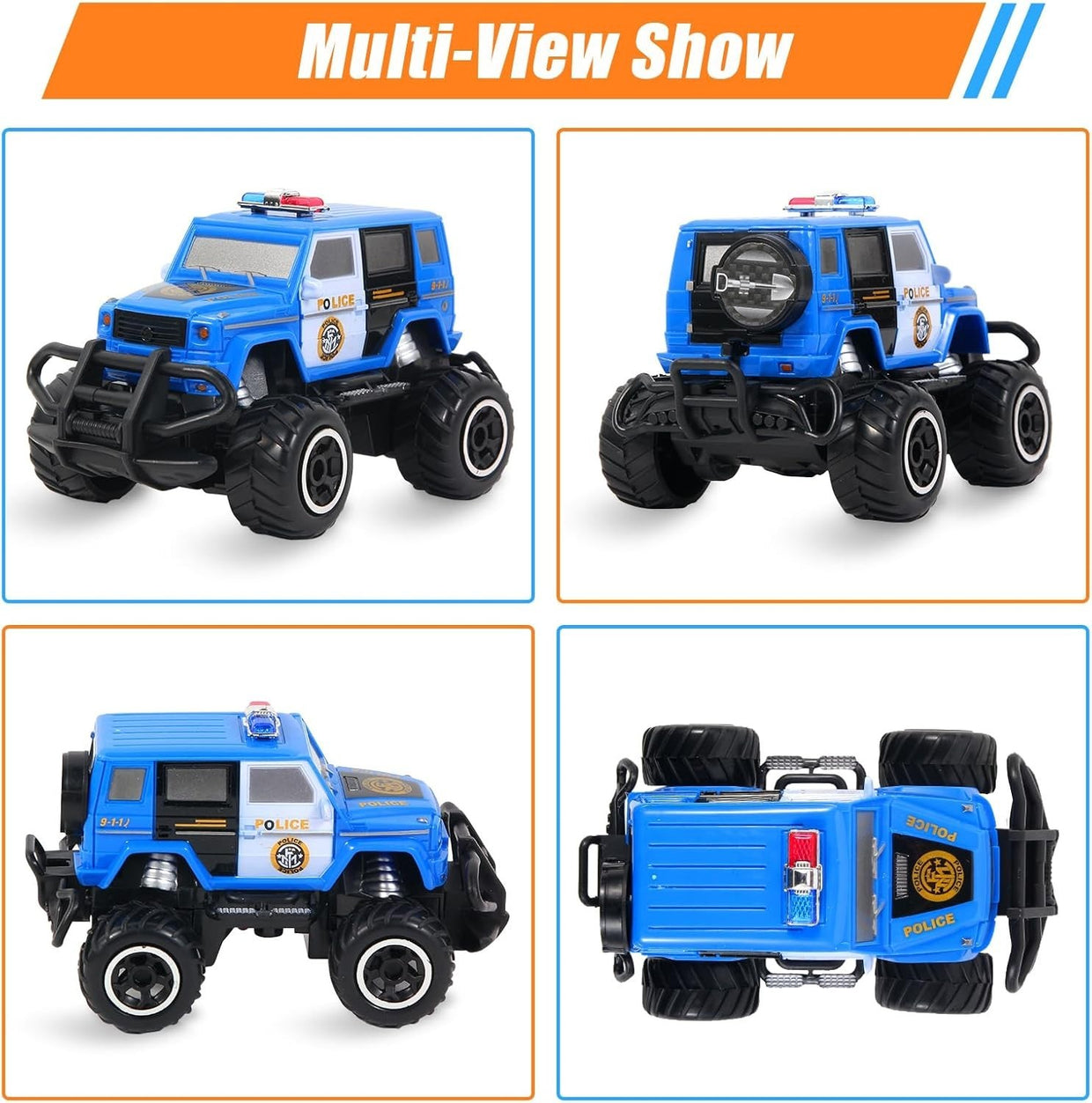 Easy Control Remote Car Toy for Kids Ages 3–8, Durable Off - Road Gift with Lights - Kwikley