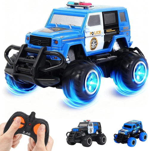Easy Control Remote Car Toy for Kids Ages 3–8, Durable Off - Road Gift with Lights - Kwikley