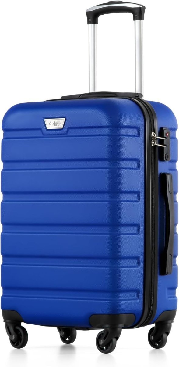 EasyJet Cabin Luggage 20in Hard Shell Carry On TSA Lock Quiet Wheels - Kwikley