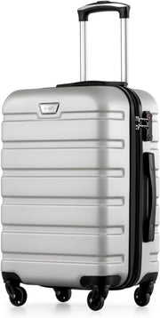 EasyJet Cabin Luggage 20in Hard Shell Carry On TSA Lock Spinner Wheels - Kwikley