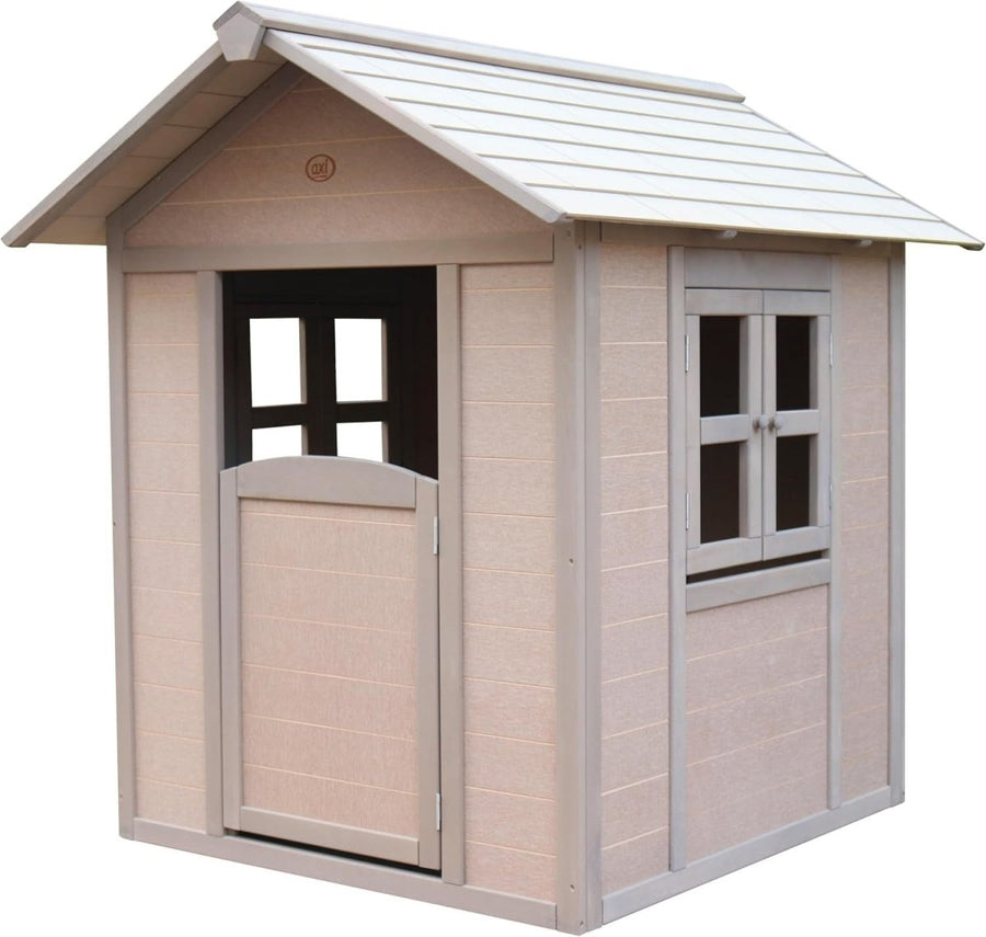 Eco Wooden Kids Playhouse Outdoor Garden w Letterbox Window - Kwikley