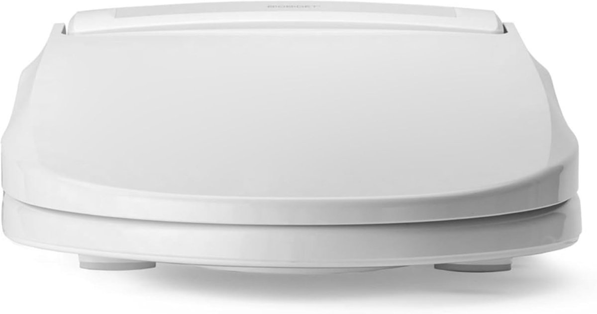 Electric Bidet Toilet Seat White Soft Close Warm Water Dryer Smart Remote - Kwikley