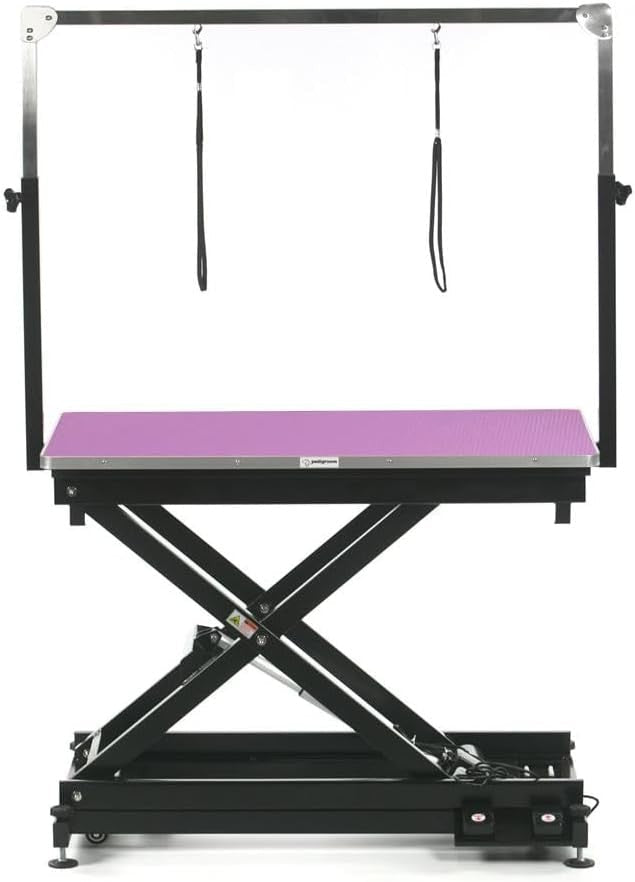 Electric Dog Grooming Table Adjustable Height H Bar Heavy Duty Salon Grade - Kwikley