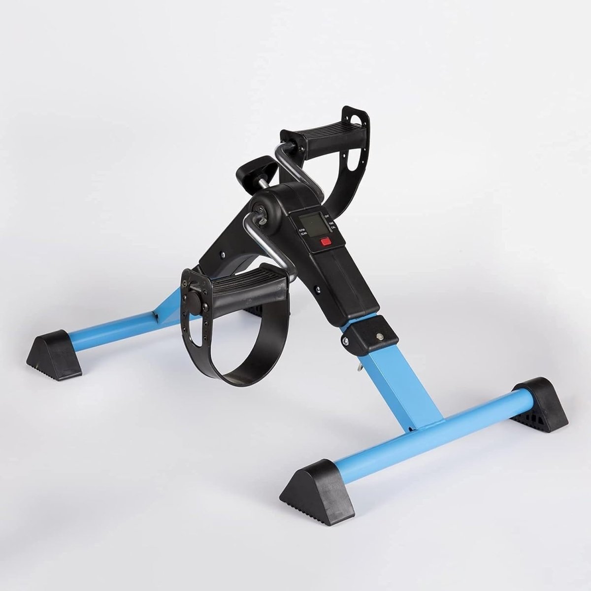 Electric Folding Pedal Exerciser LCD Adjustable Resistance Seated Bike - Kwikley