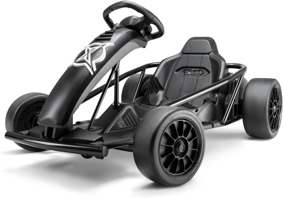 Electric Go Kart Kids Ride On Drift Racer 24V 16kmh Seat Belt 70kg - Kwikley