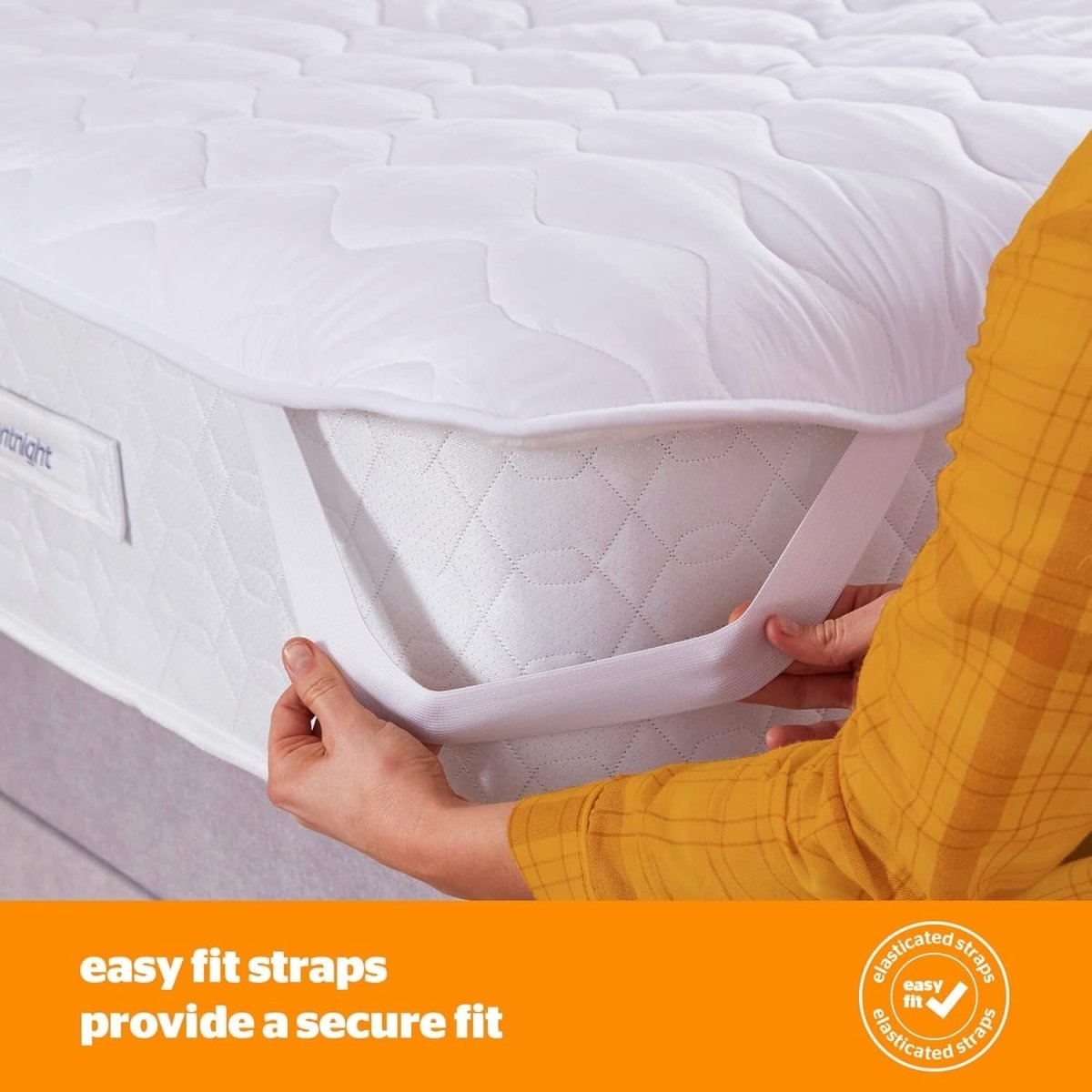 Electric Heated Mattress Topper Super King 4 Zone Heating 9 Heat Settings - Kwikley