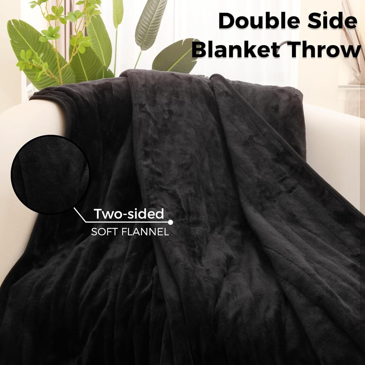 Electric Heated Throw Blanket 10 Heat Levels Auto Off Washable 160x130cm - Kwikley